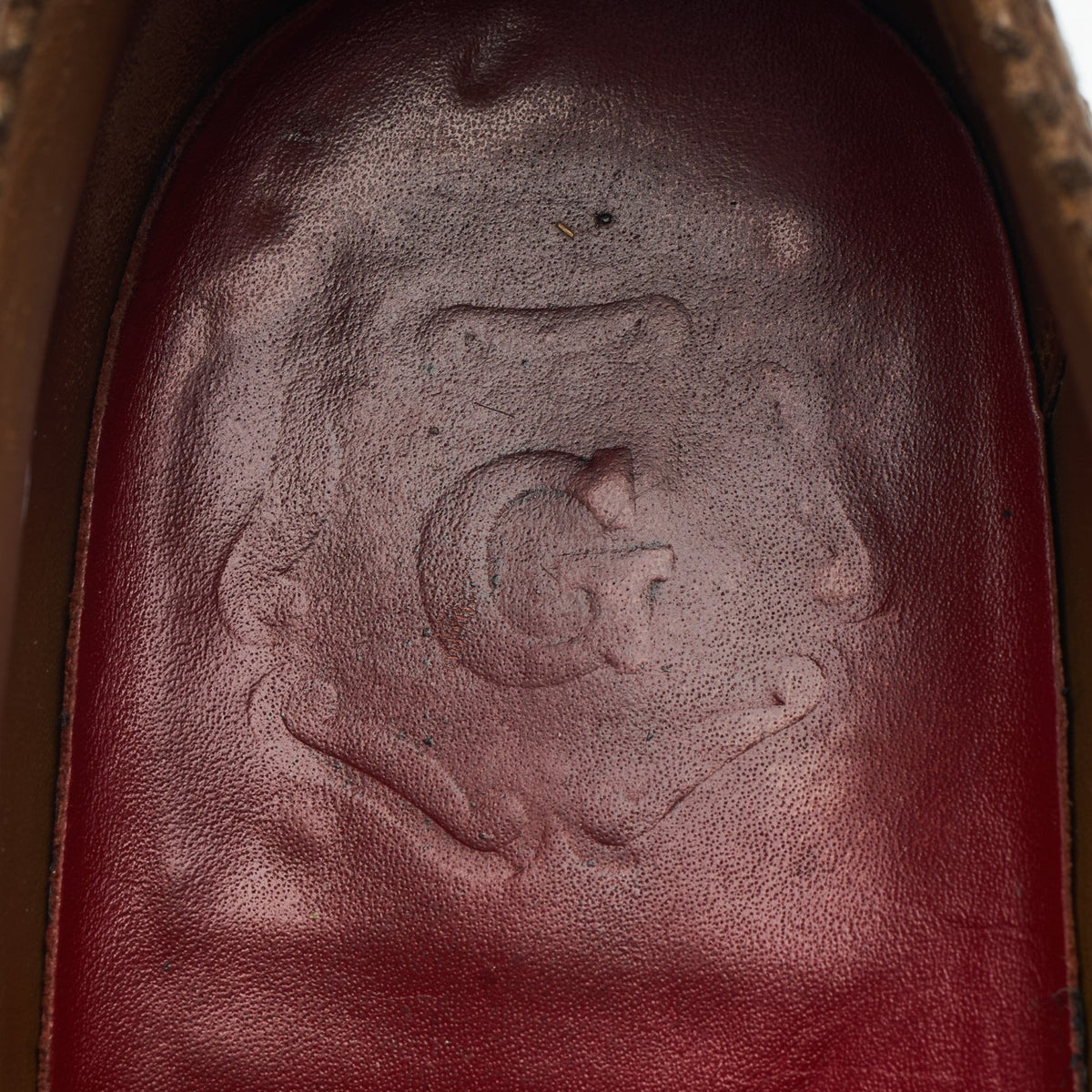 'Archie' Brown Grain Leather Derby Brogues UK 7 G