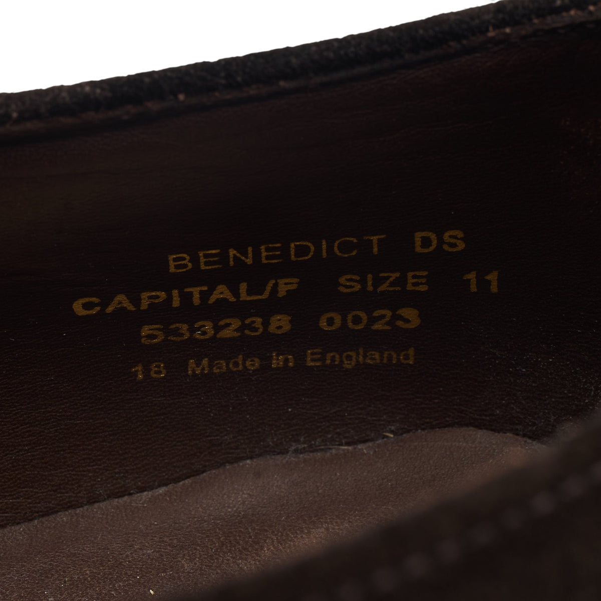 1880 'Benedict' Dark Brown Suede Double Monk Strap UK 11 F