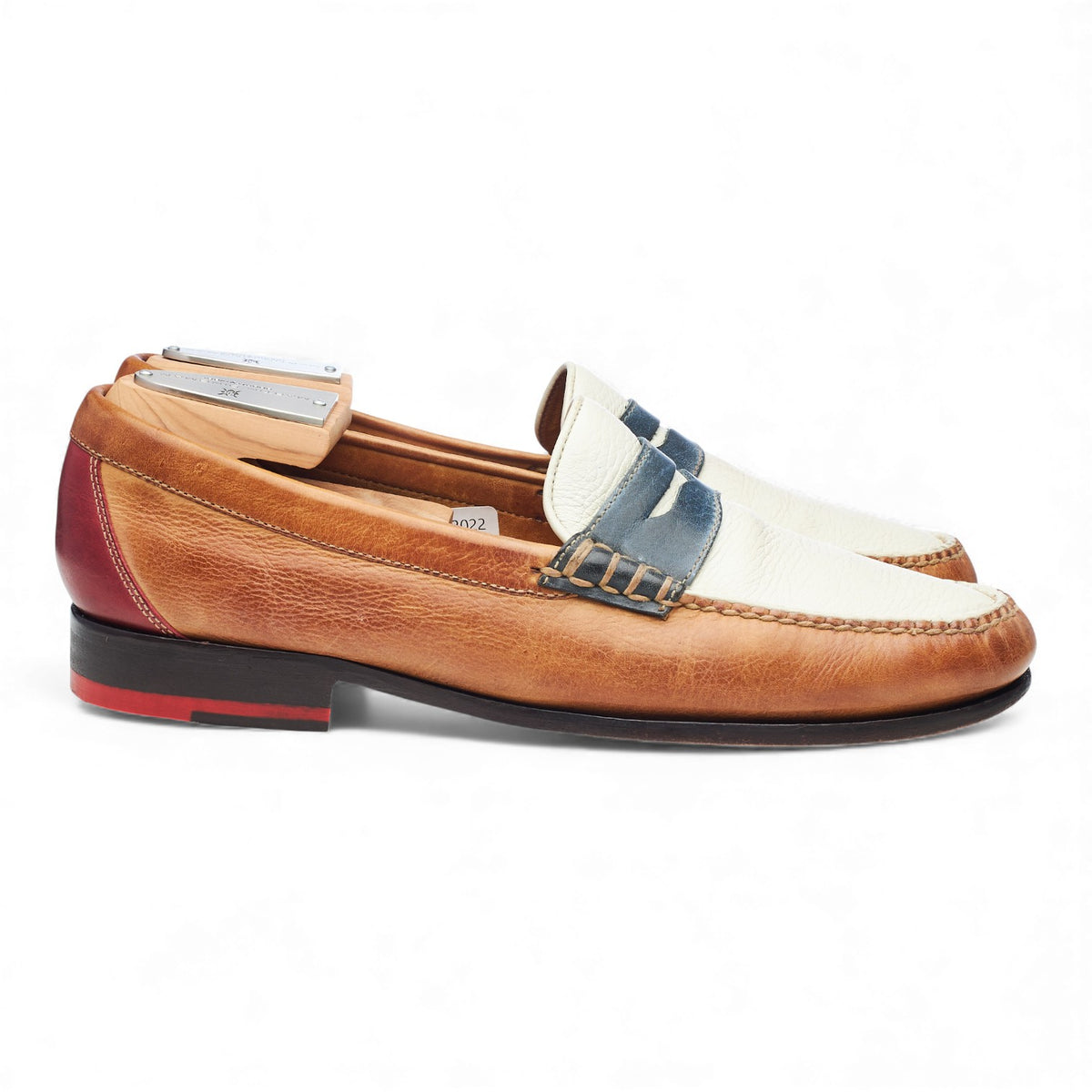 Multi Grain Leather Loafers UK 9.5 US 10.5