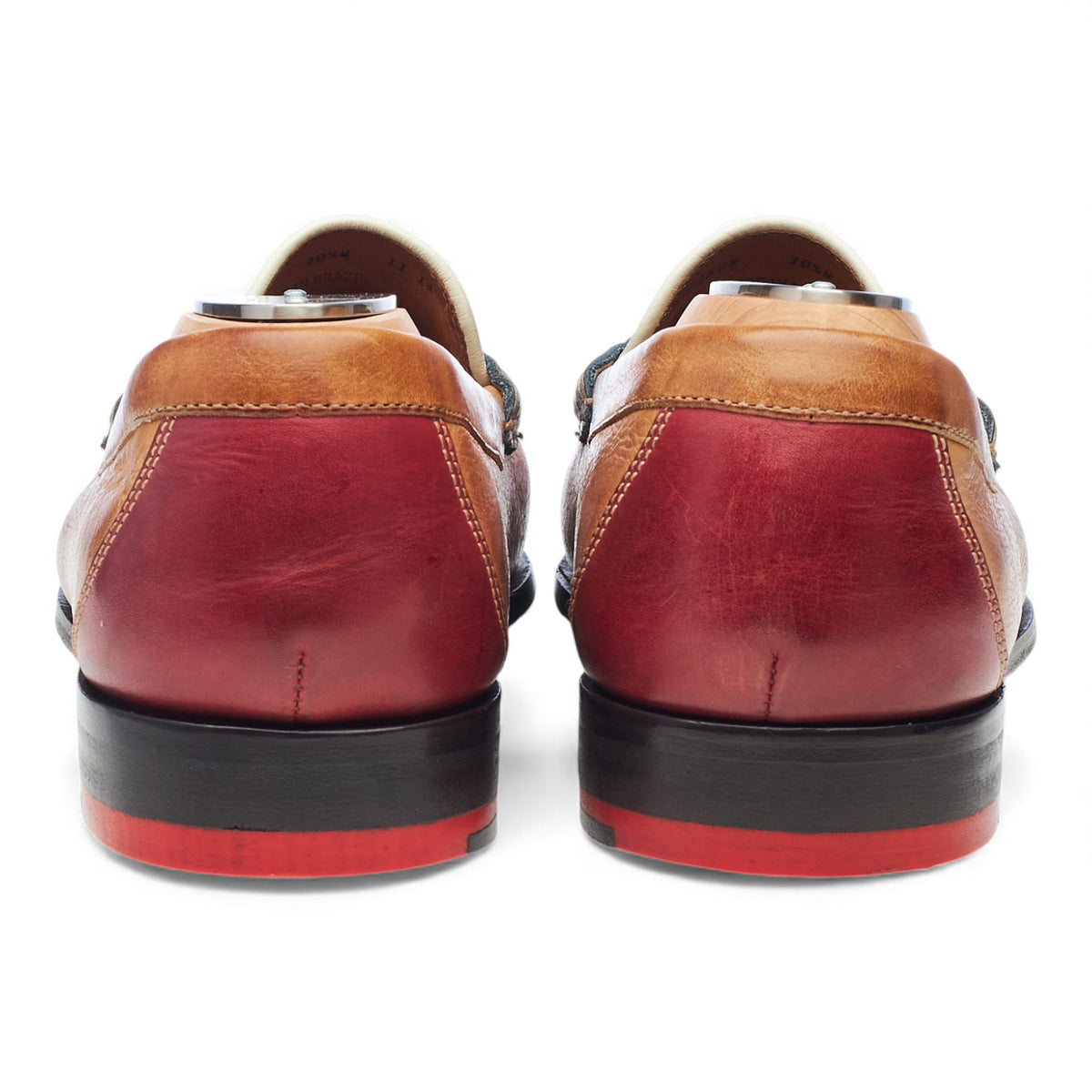 Multi Grain Leather Loafers UK 9.5 US 10.5