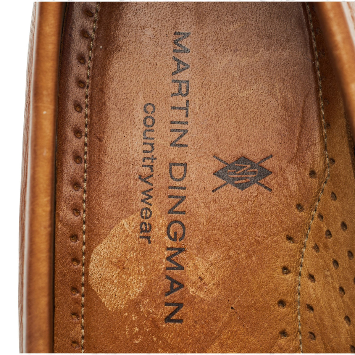 Multi Grain Leather Loafers UK 9.5 US 10.5