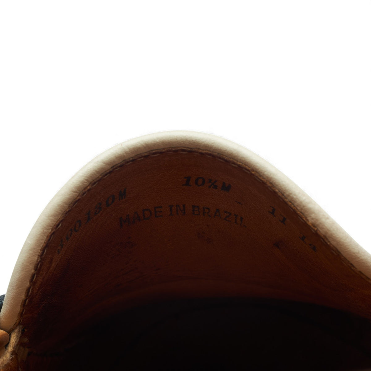 Multi Grain Leather Loafers UK 9.5 US 10.5