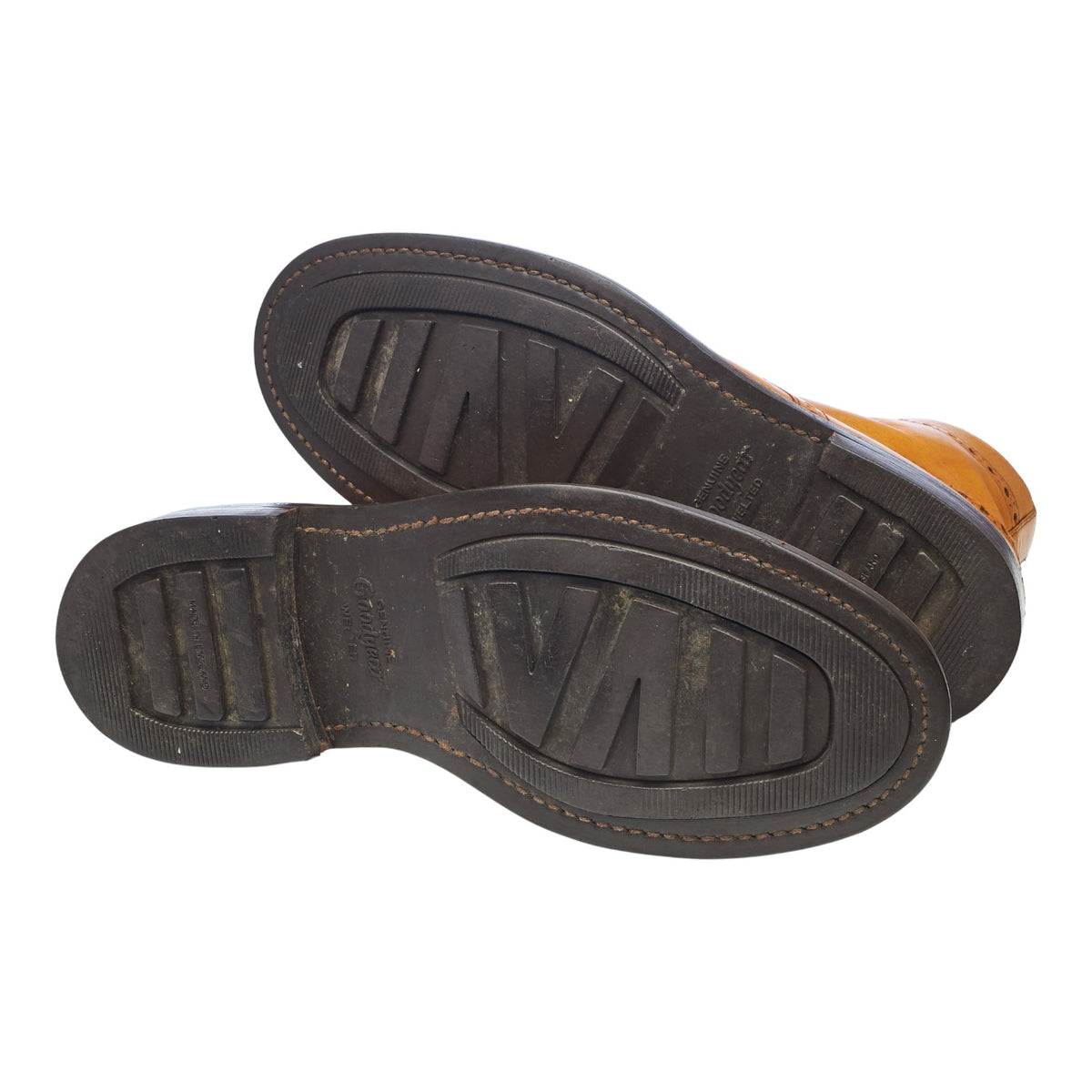 1880 'Bedale' Tan Brown Leather Boots UK 7 G