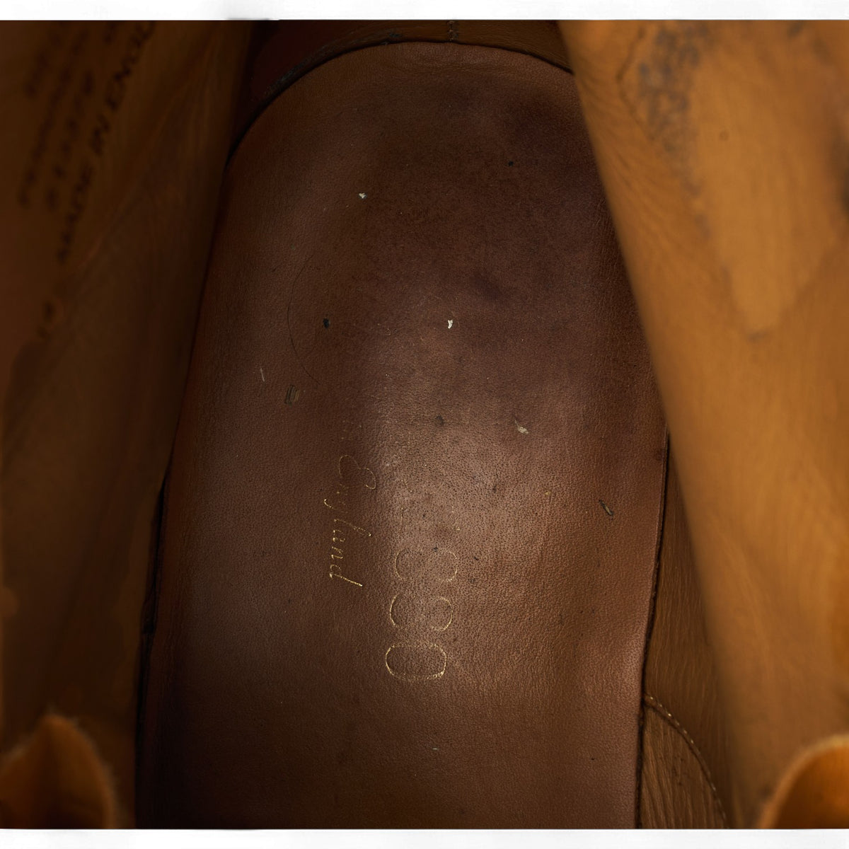 1880 'Bedale' Tan Brown Leather Boots UK 7 G