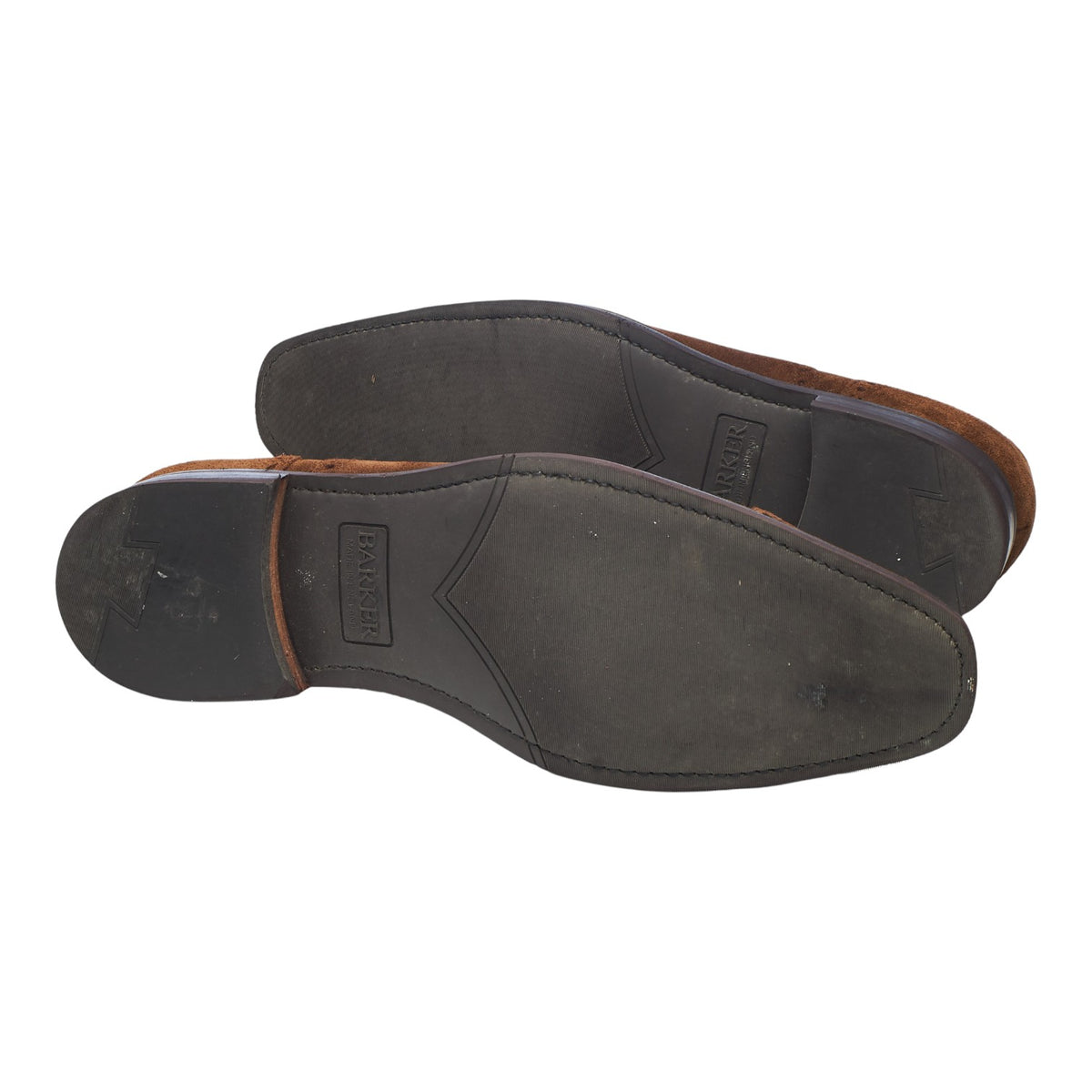 'Luke' Brown Suede Oxford Semi Brogues UK 9 G