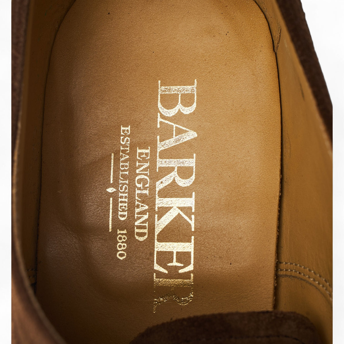 'Luke' Brown Suede Oxford Semi Brogues UK 9 G