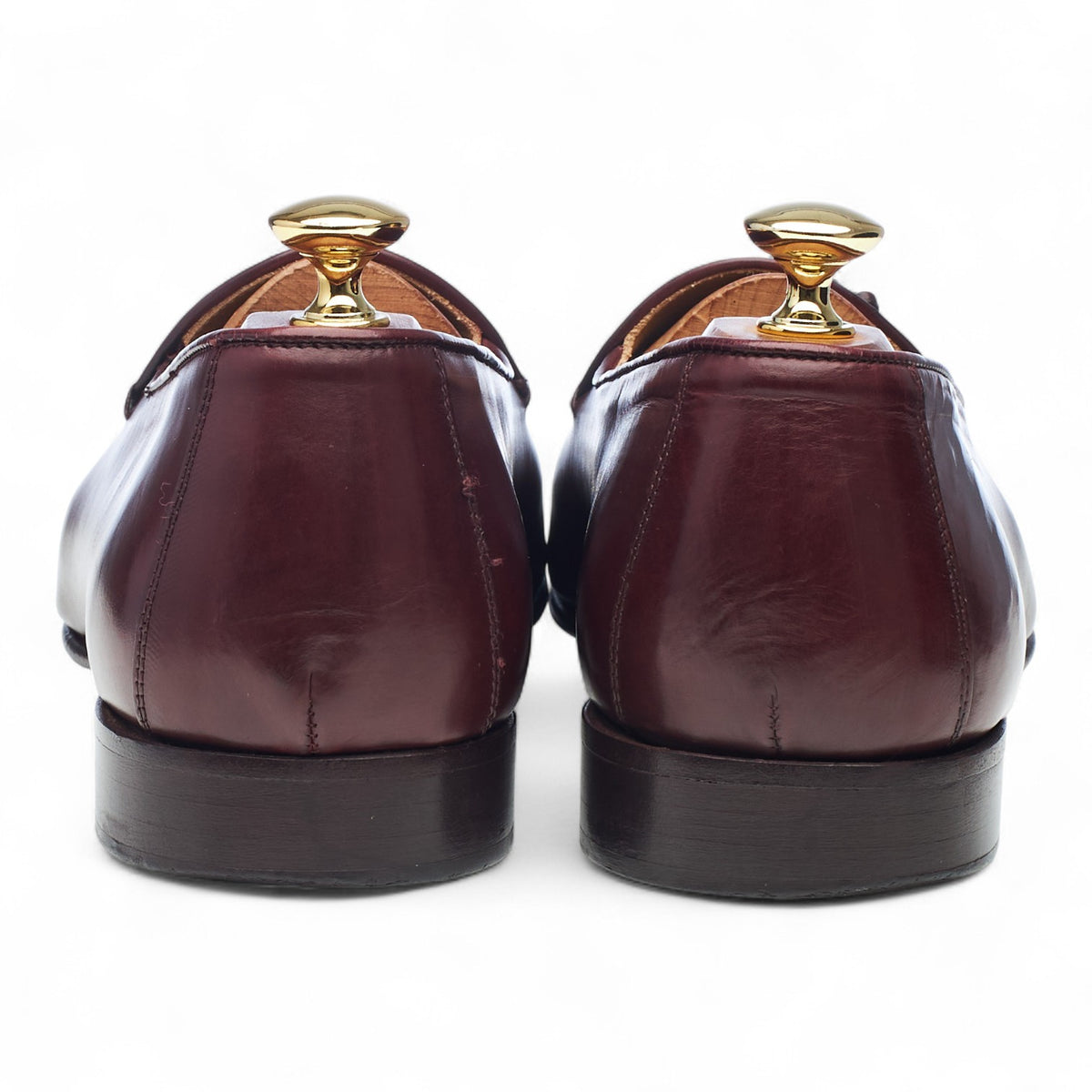 Burgundy Leather Loafers UK 9 EU 43