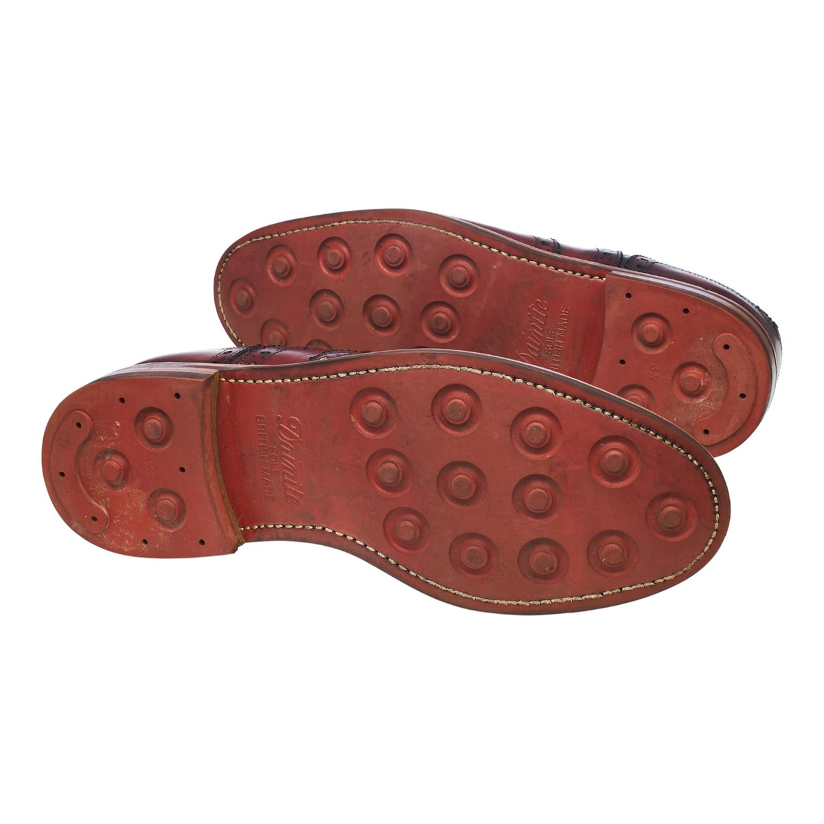 Burgundy Leather Oxford Brogues UK 9