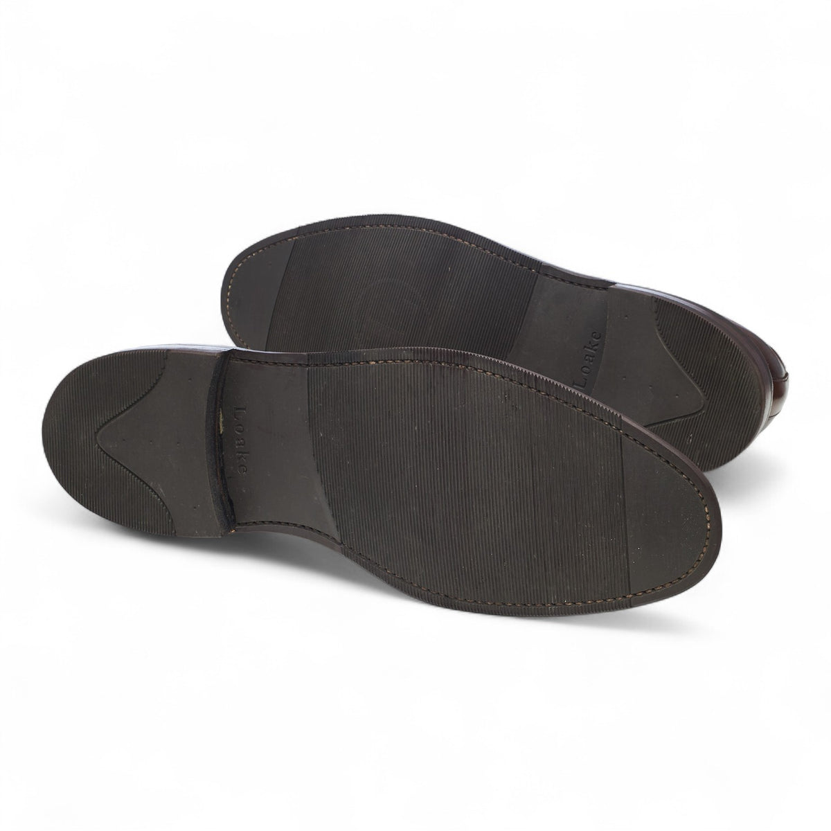 1880 'Nottingham' Dark Brown Leather Tassel Loafers UK 10.5 F