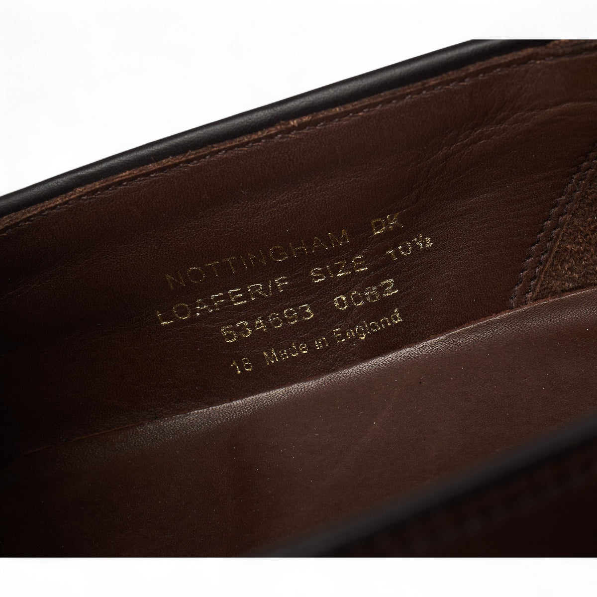 1880 'Nottingham' Dark Brown Leather Tassel Loafers UK 10.5 F