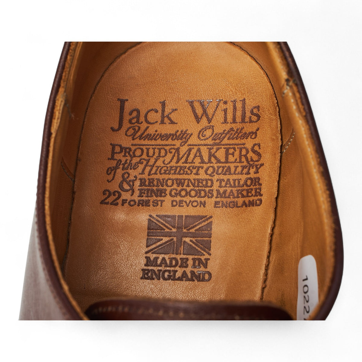 Jack Wills Brown Leather Derby UK 8 F