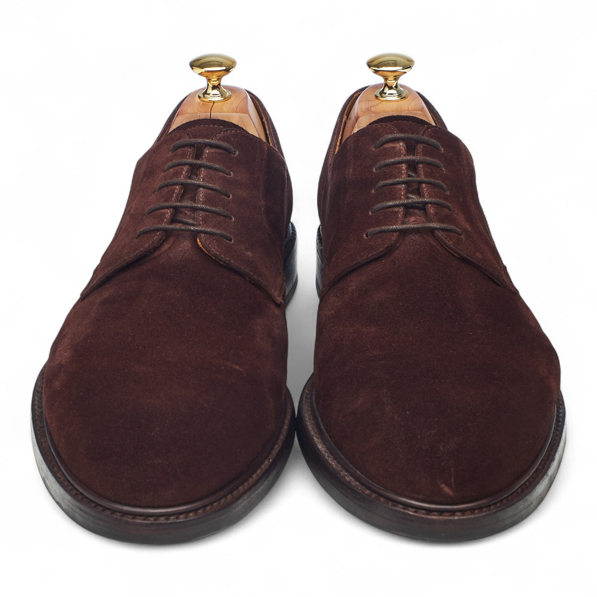 '3005' Dark Brown Suede Derby UK 11