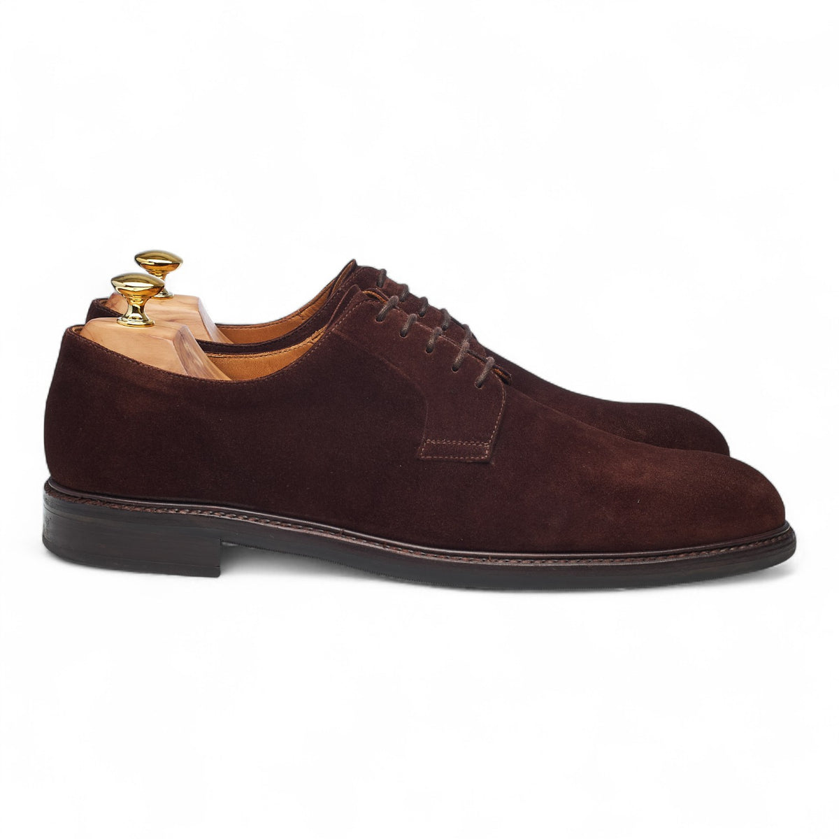 '3005' Dark Brown Suede Derby UK 11