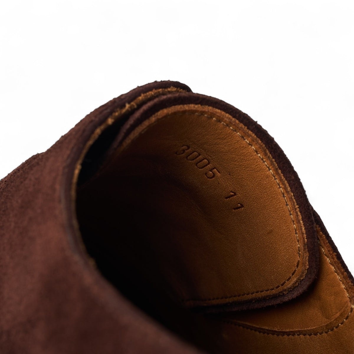 '3005' Dark Brown Suede Derby UK 11