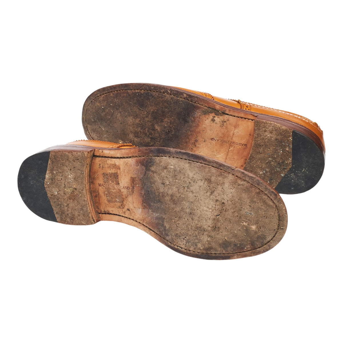 Women's 'Anne' Tan Brown Leather Derby Brogues UK 5.5