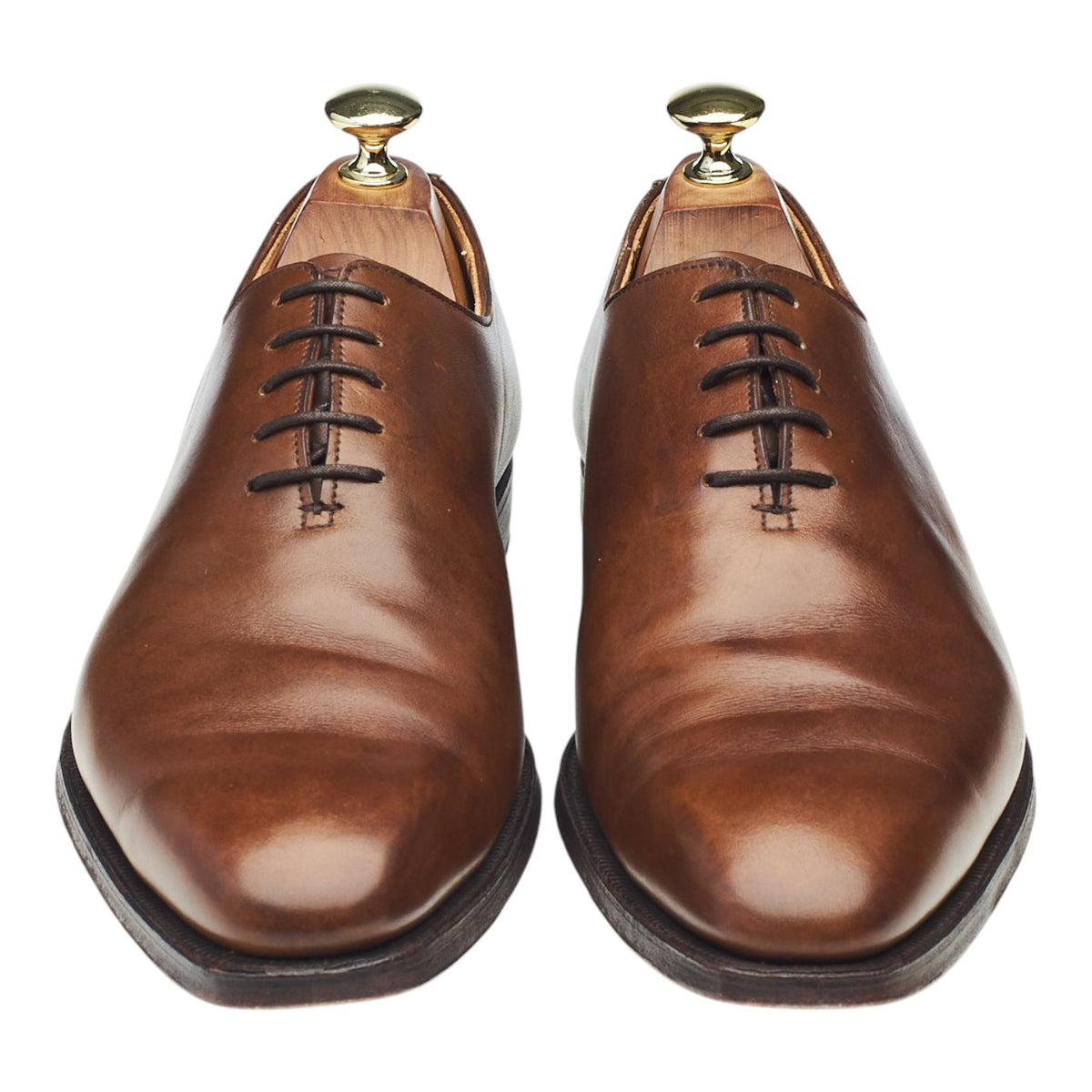 'Alex' Dark Brown Leather Wholecut Oxford UK 7.5 E