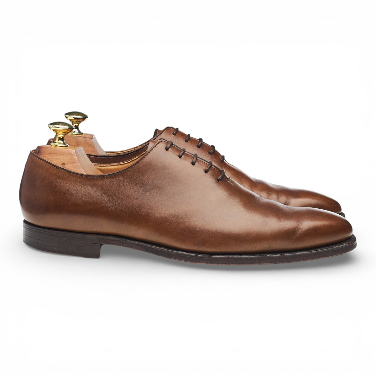 'Alex' Dark Brown Leather Wholecut Oxford UK 7.5 E