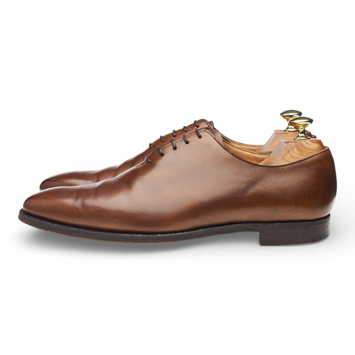 'Alex' Dark Brown Leather Wholecut Oxford UK 7.5 E