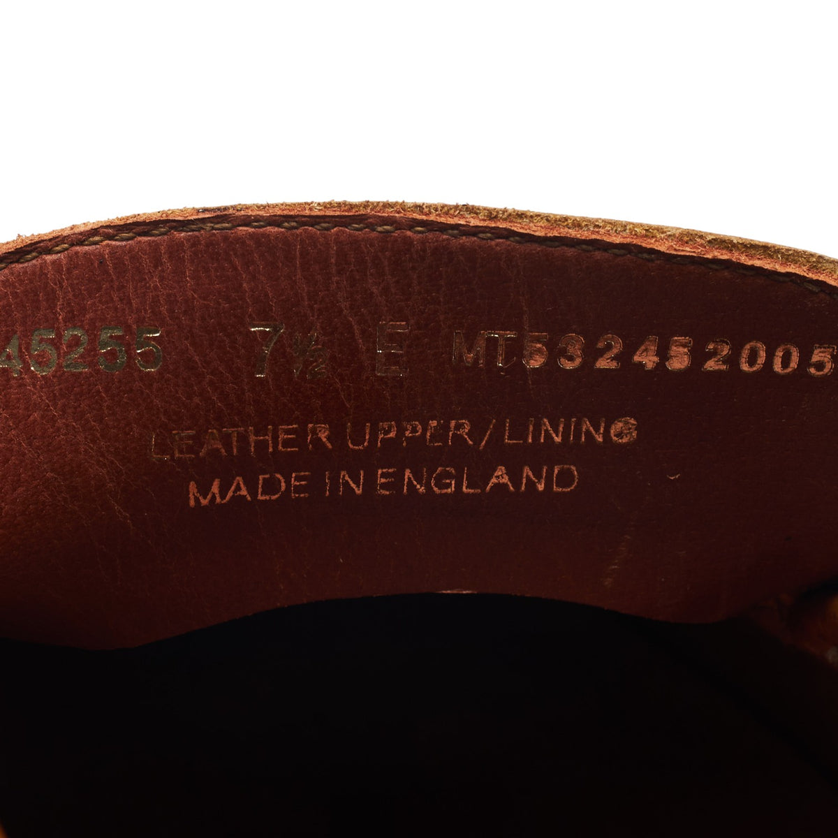 'George' Tan Brown Leather Loafers UK 7.5 E