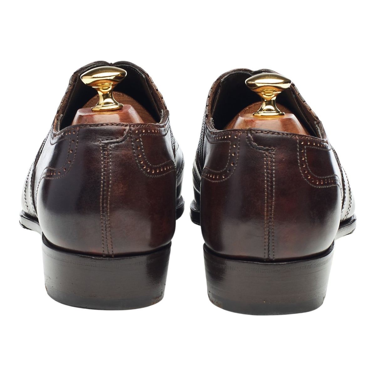 'Churchill' Brown Leather Lazyman Slip On UK 9 E