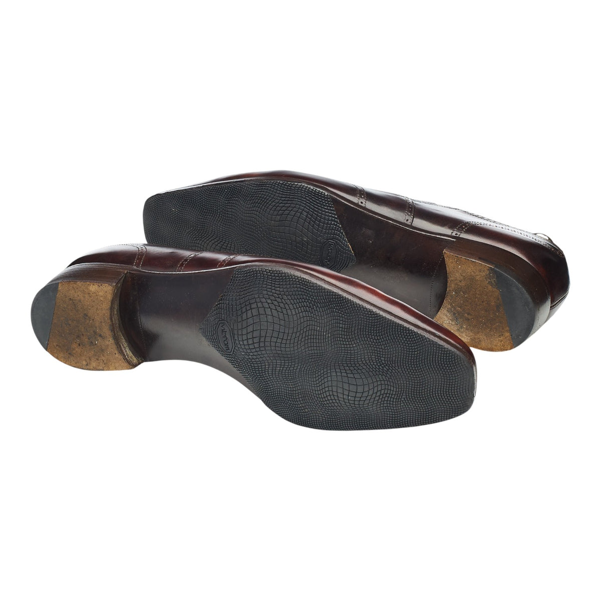 'Churchill' Brown Leather Lazyman Slip On UK 9 E