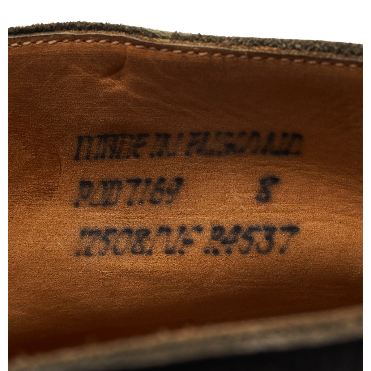 Dark Brown Leather Chukka Boots UK 8 F