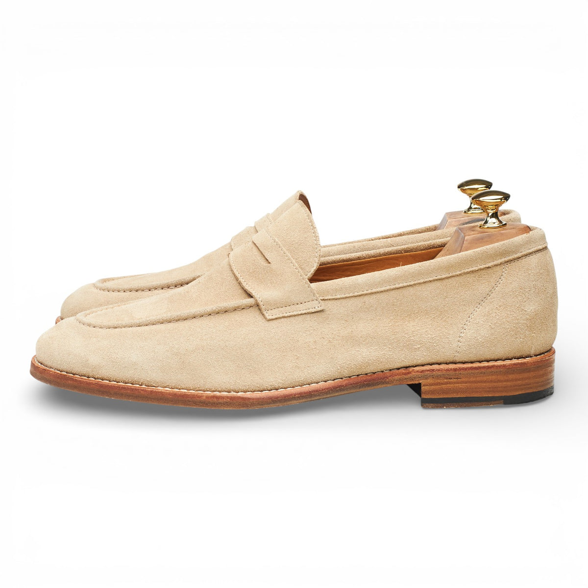 'Lysekil' Sand Suede Loafers UK 11