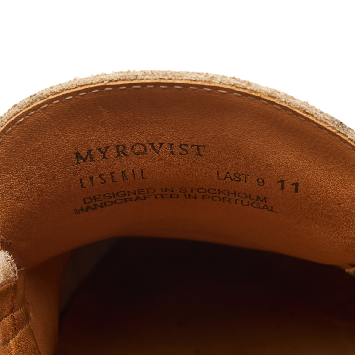 'Lysekil' Sand Suede Loafers UK 11