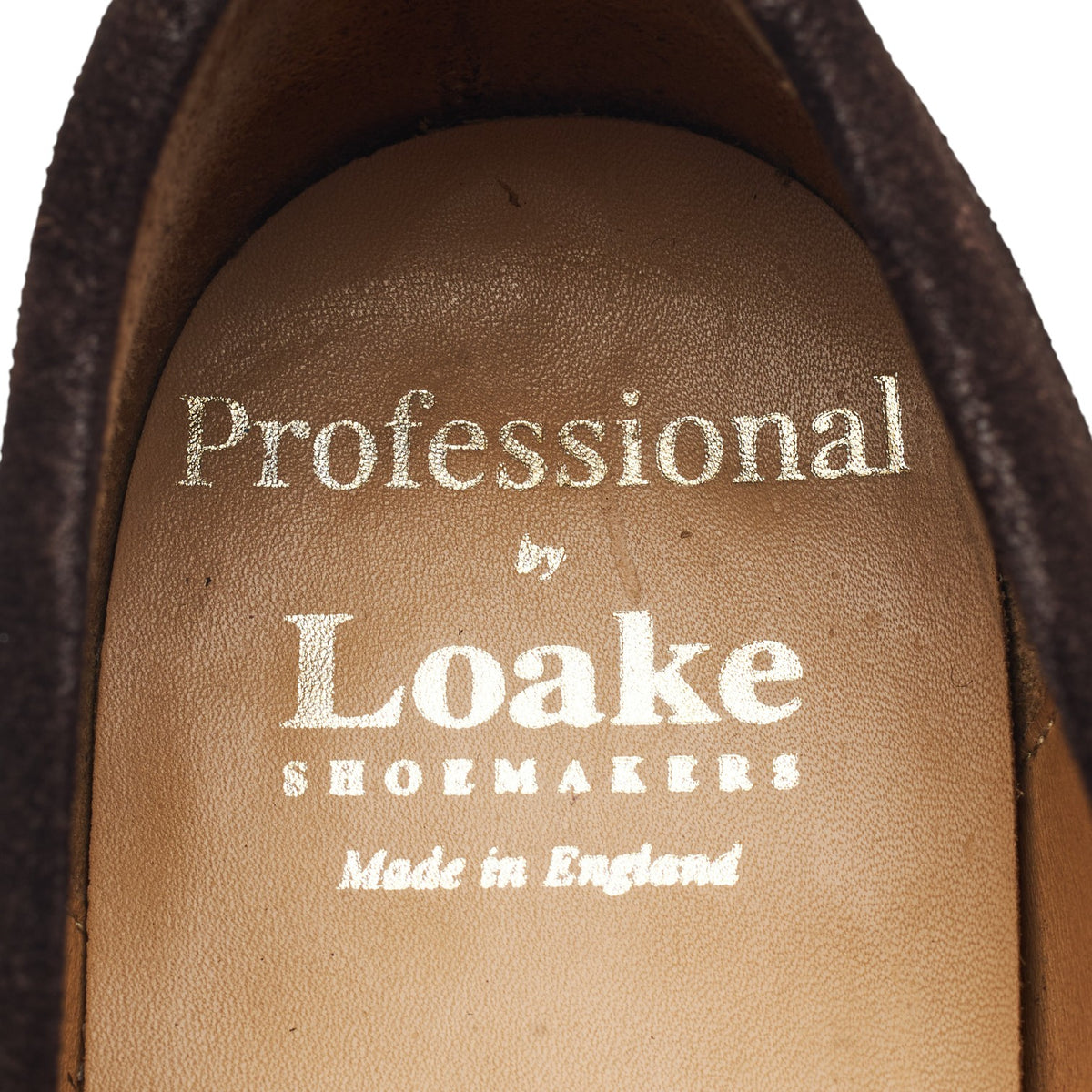 'Imperial' Dark Brown Suede Loafers UK 7 F