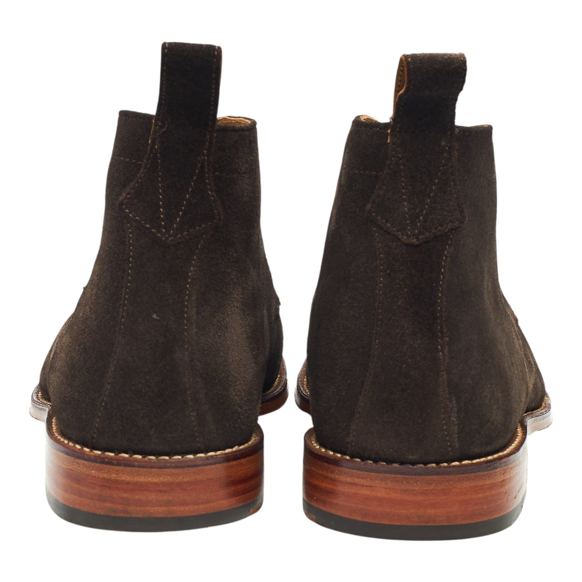 'Marcus' Dark Brown Suede Chukka Boots UK 8 F