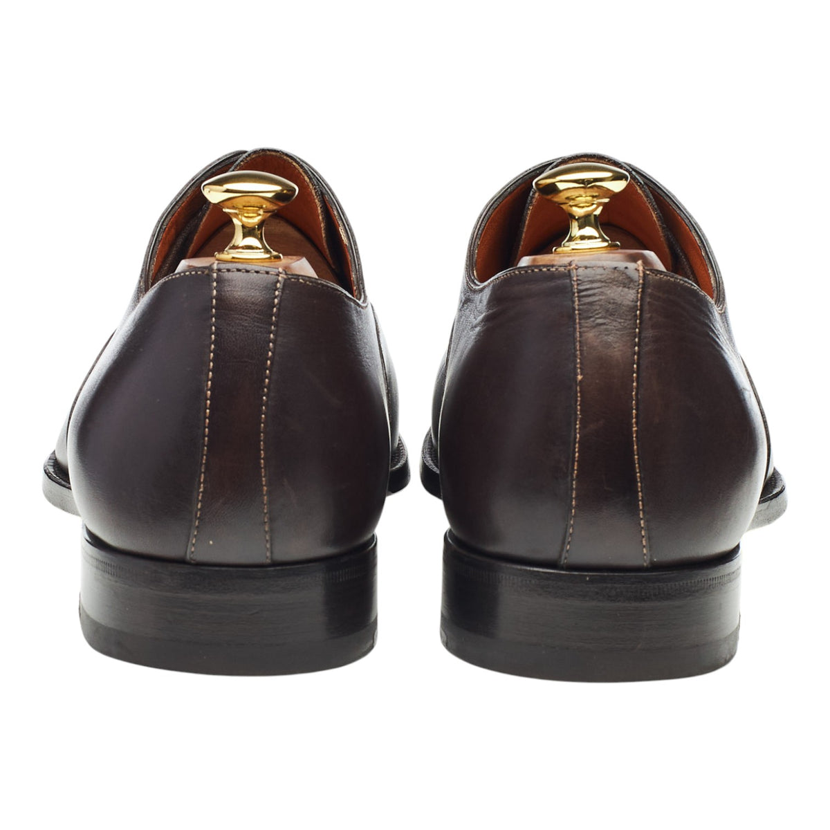 Dark Brown Leather Oxford UK 11 F