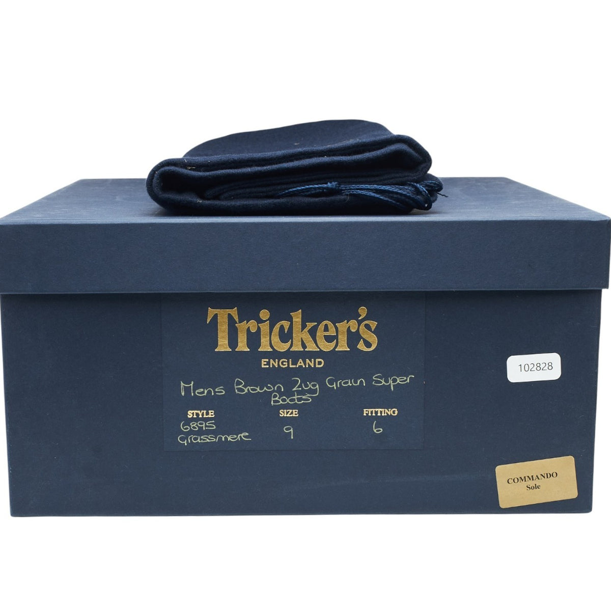 'Grassmere' Brown Grain Leather Boots UK 9