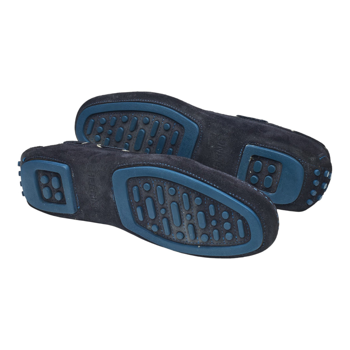 'Maranello' Navy Blue Suede Driving Loafers UK 10 EU 44