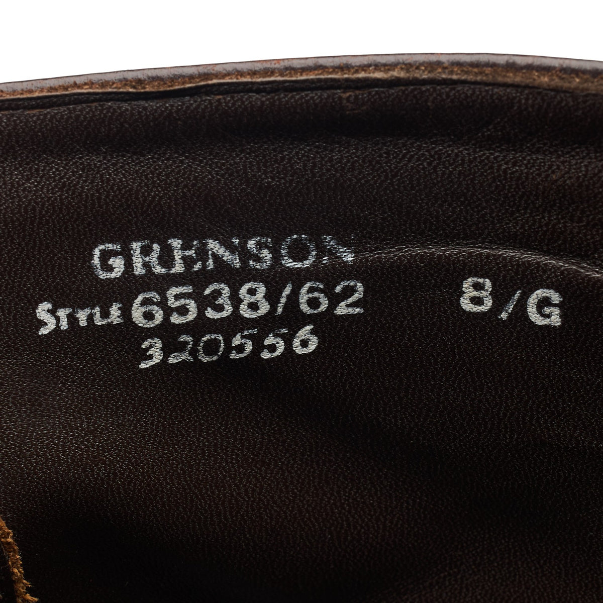 '6538' Dark Brown Grain Leather Boots UK 8 G