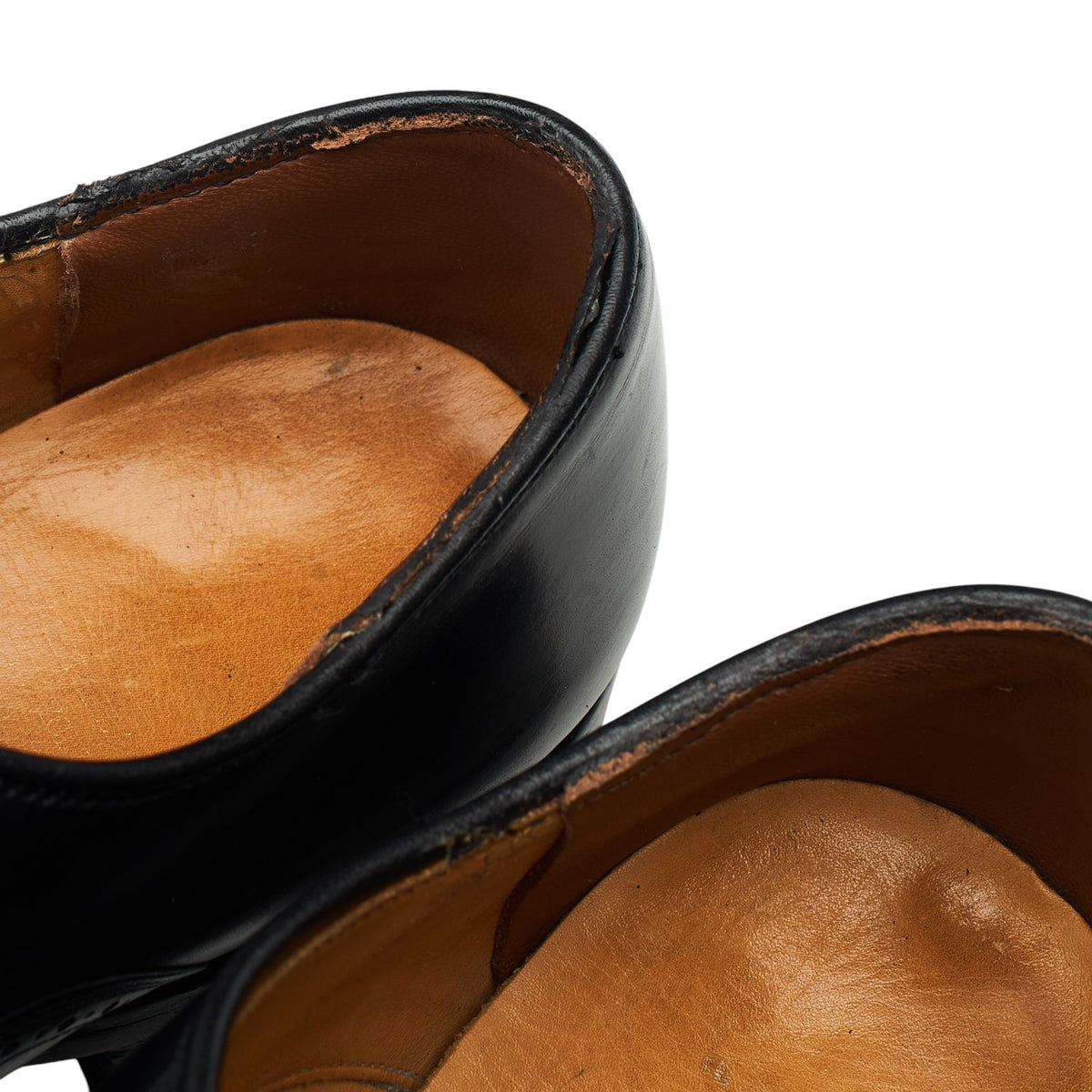 'Measham' Black Leather Oxford Brogues UK 8 F