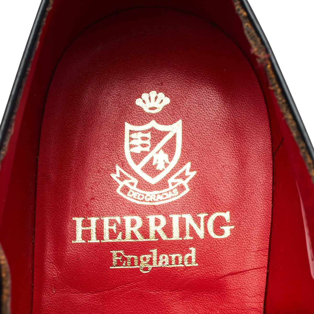 Herring 'Waltz ll' Black Patent Leather Oxford UK 9 F