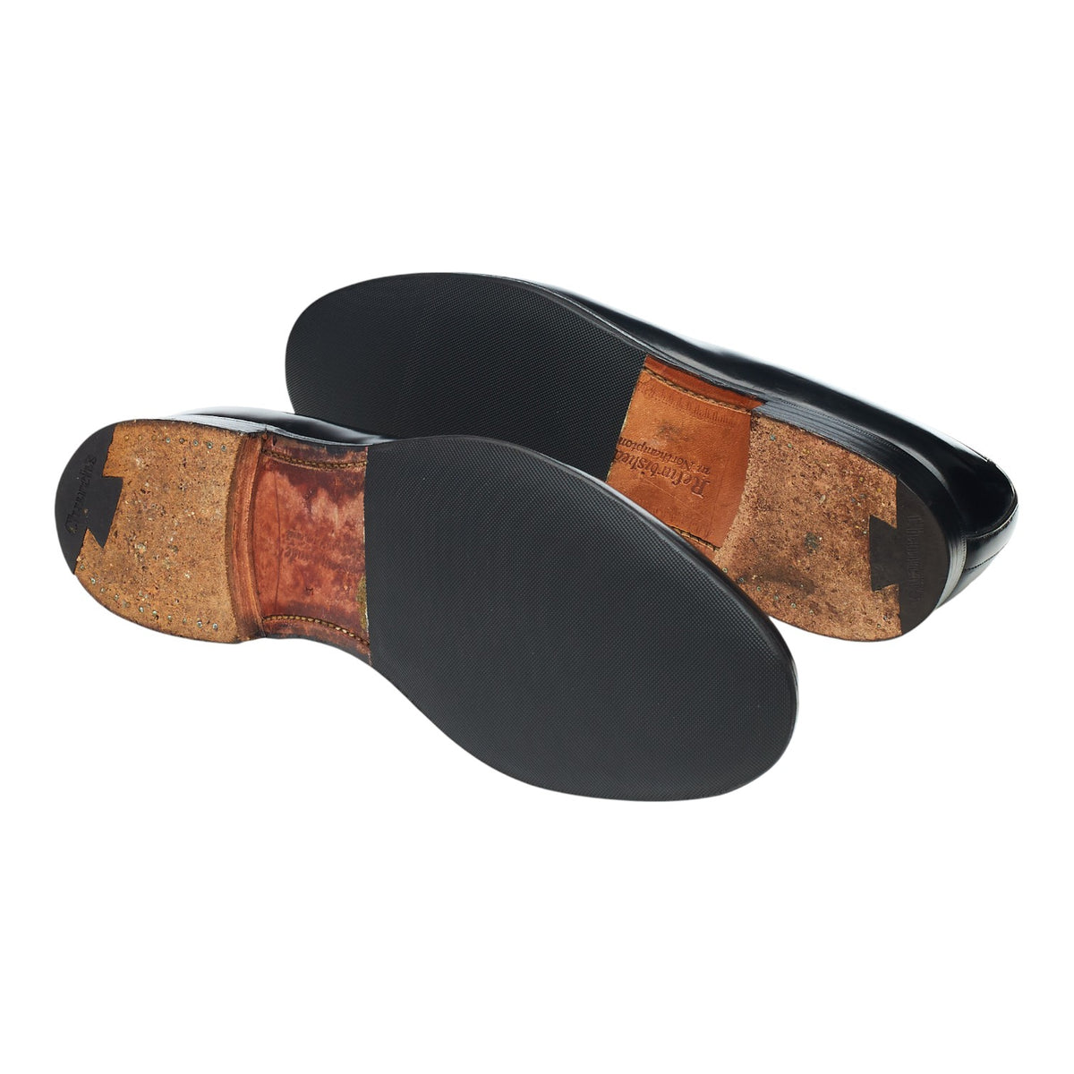 'Keats ll' Black Leather Tassel Loafers UK 9.5 F