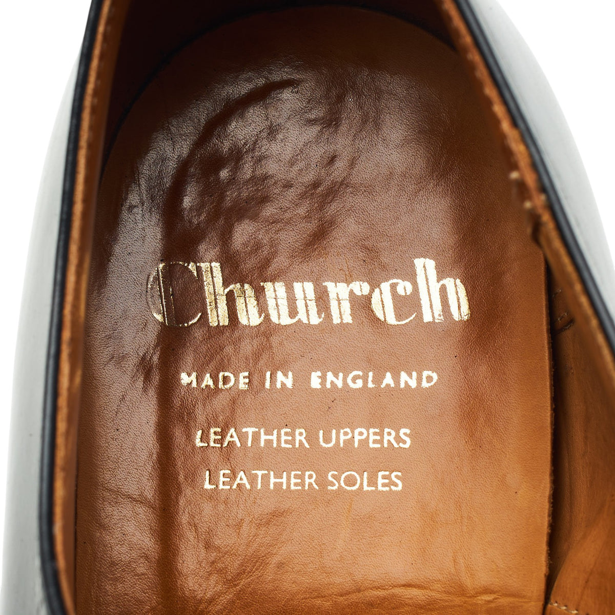 'Gerona' Black leather Oxford Brogues UK 8.5 F