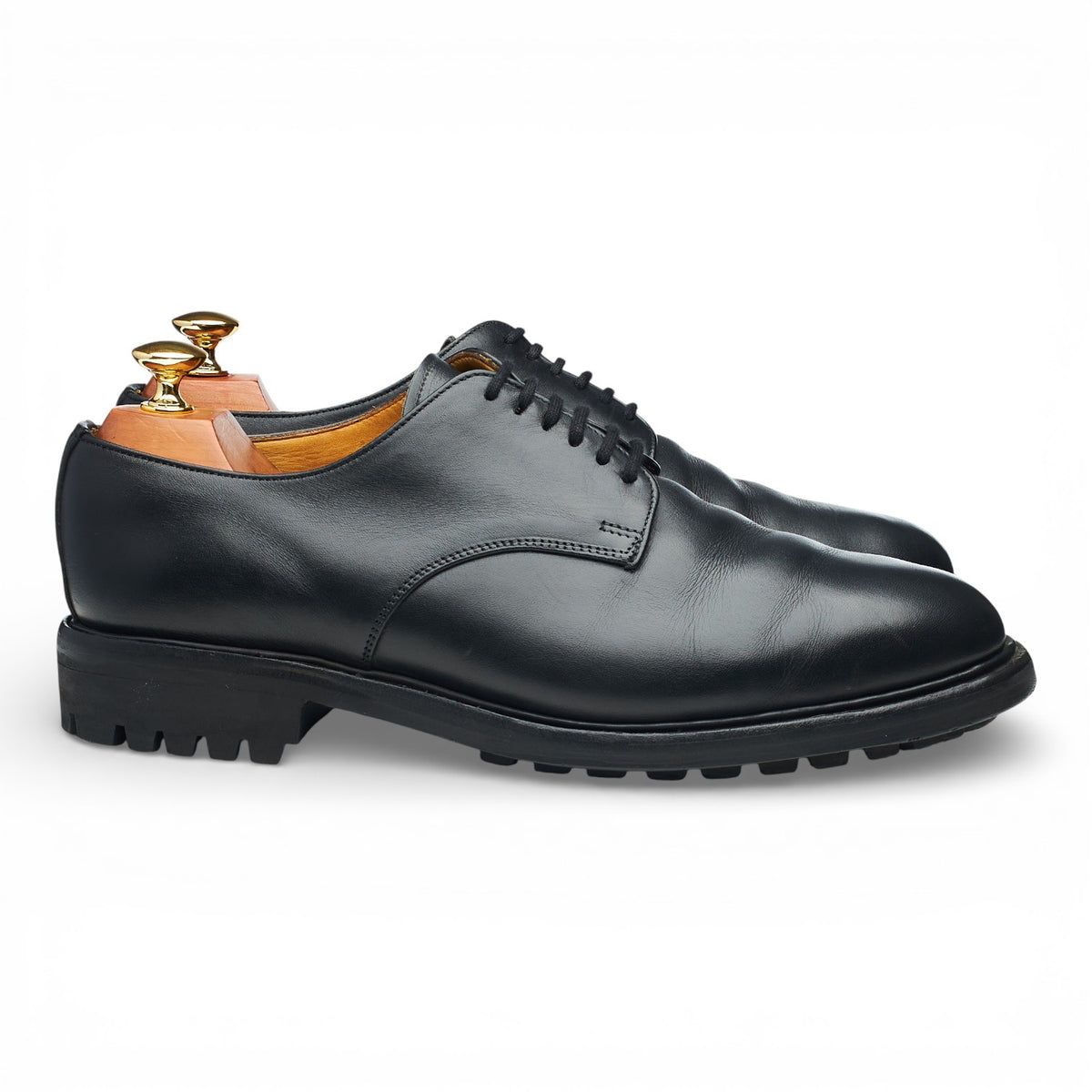 'Maine 2' Black Leather Derby UK 9 FX