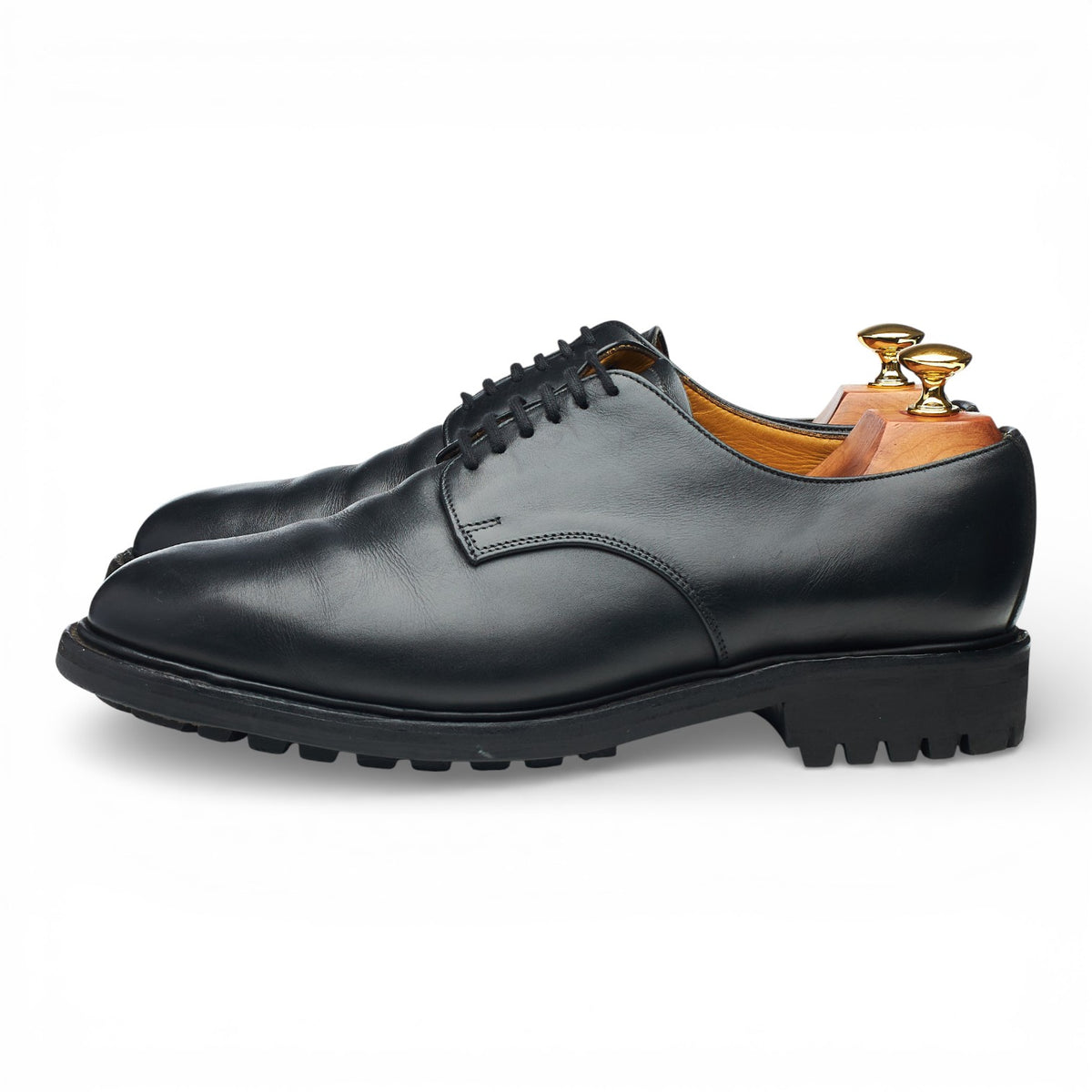'Maine 2' Black Leather Derby UK 9 FX