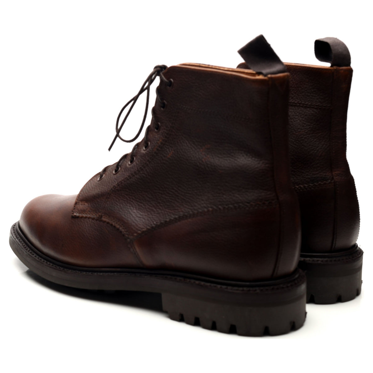 Next Dark Brown Leather Boots UK 9 F