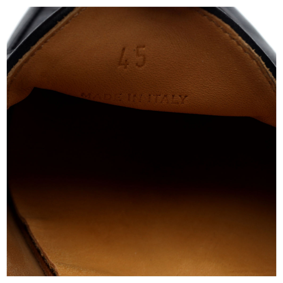 &#39;Sagan Ivy&#39; Black Leather Belgian Loafers UK 11 / UK 11.5