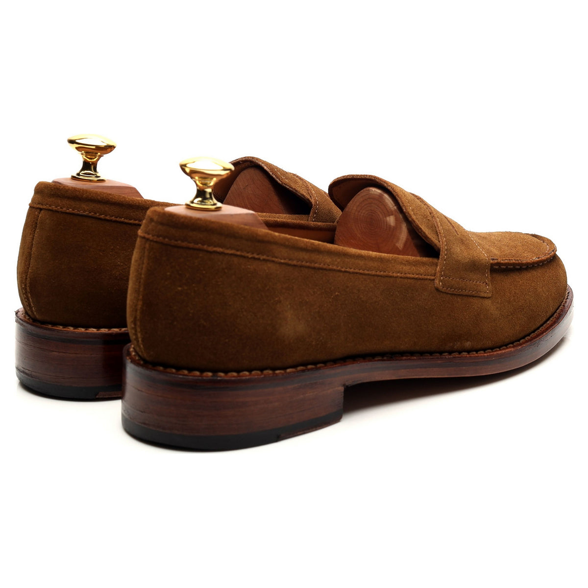 &#39;Peter&#39; Snuff Brown Suede Loafers UK 6.5 E
