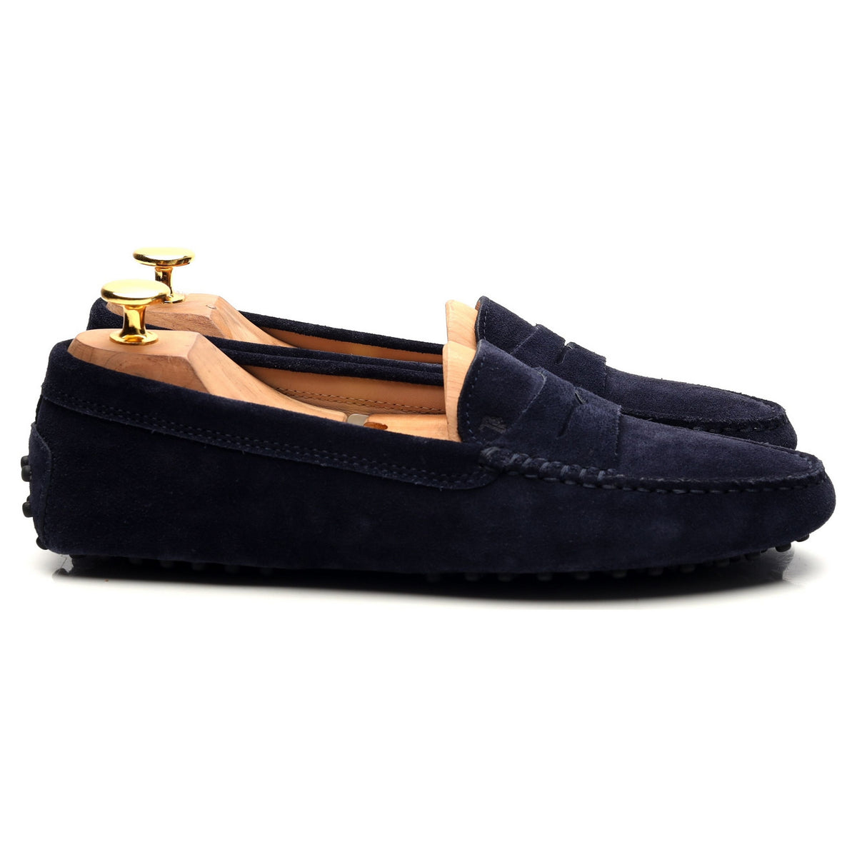 Women&#39;s Gommino Blue Suede Driving Loafers UK 5.5 EU 38.5