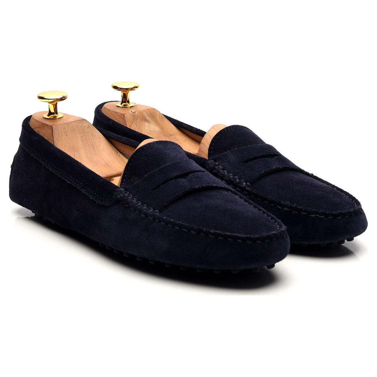 Women&#39;s Gommino Blue Suede Driving Loafers UK 5.5 EU 38.5