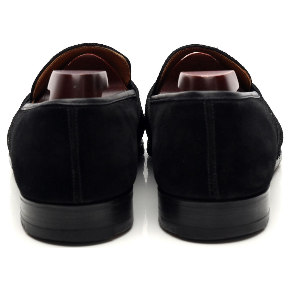 &#39;Aston&#39; Black Suede Loafers UK 7.5 E