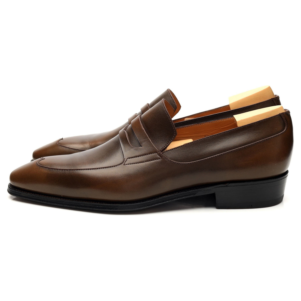 Brown Leather Loafers 8 D UK 8.5