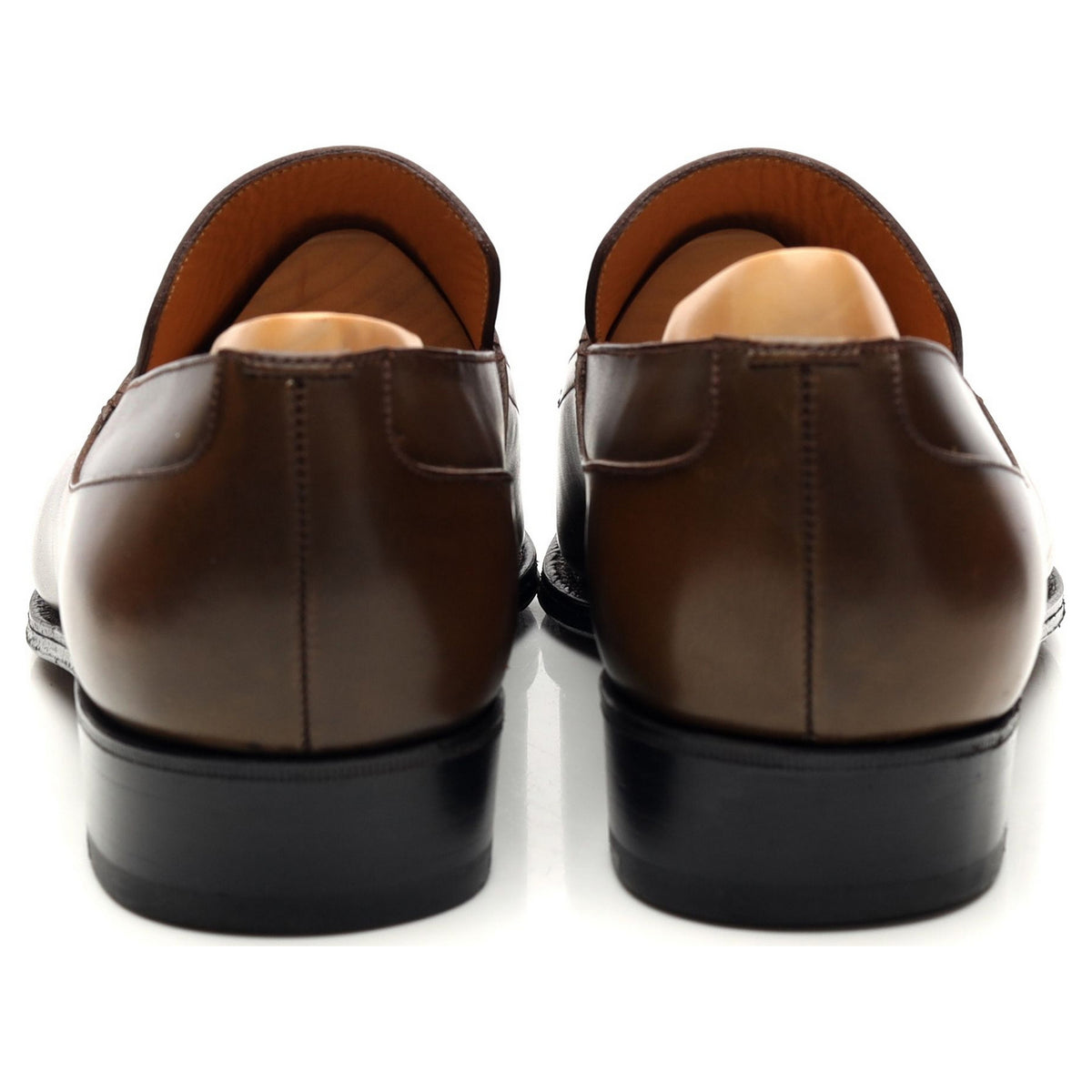 Brown Leather Loafers 8 D UK 8.5