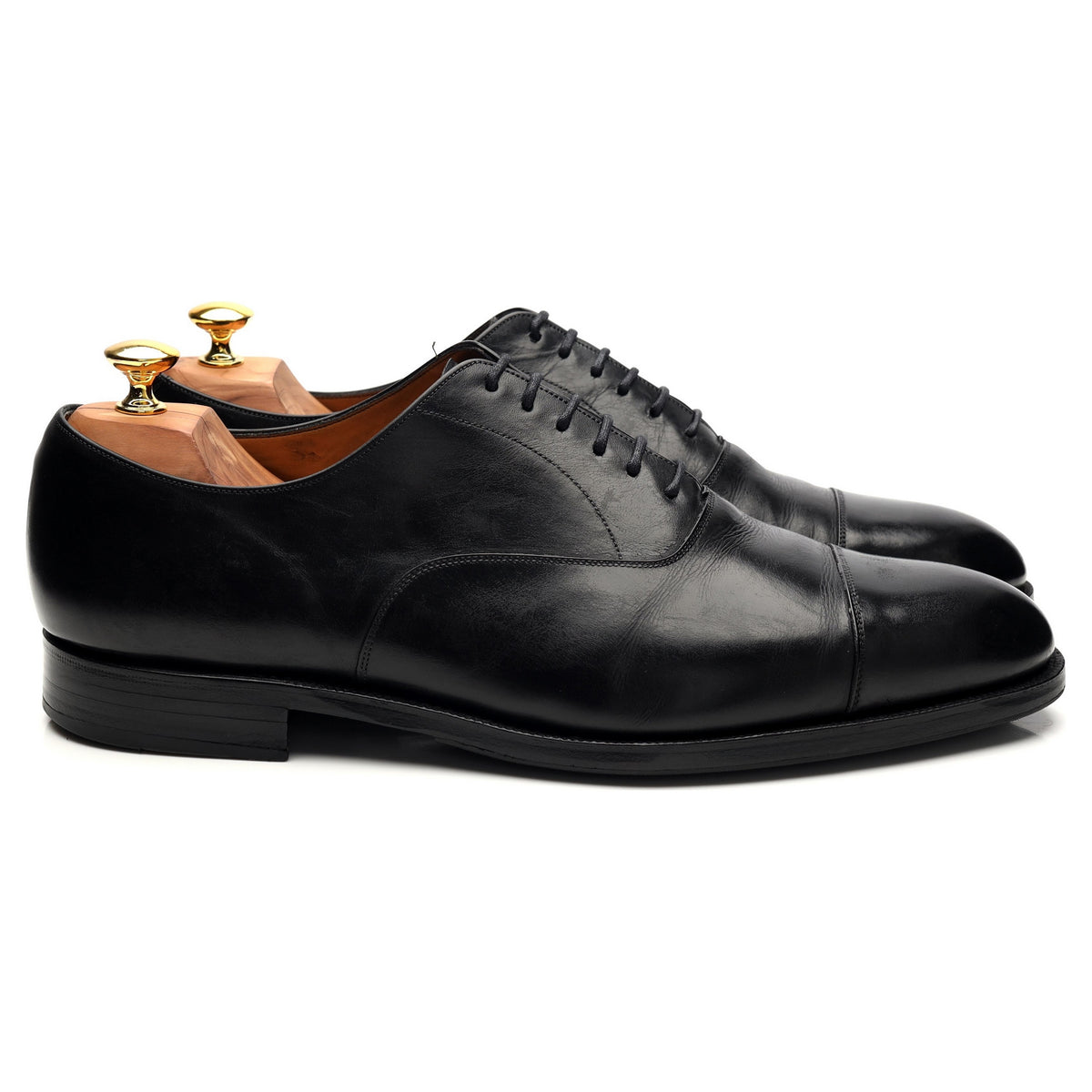 Black Leather Oxford UK 12 F