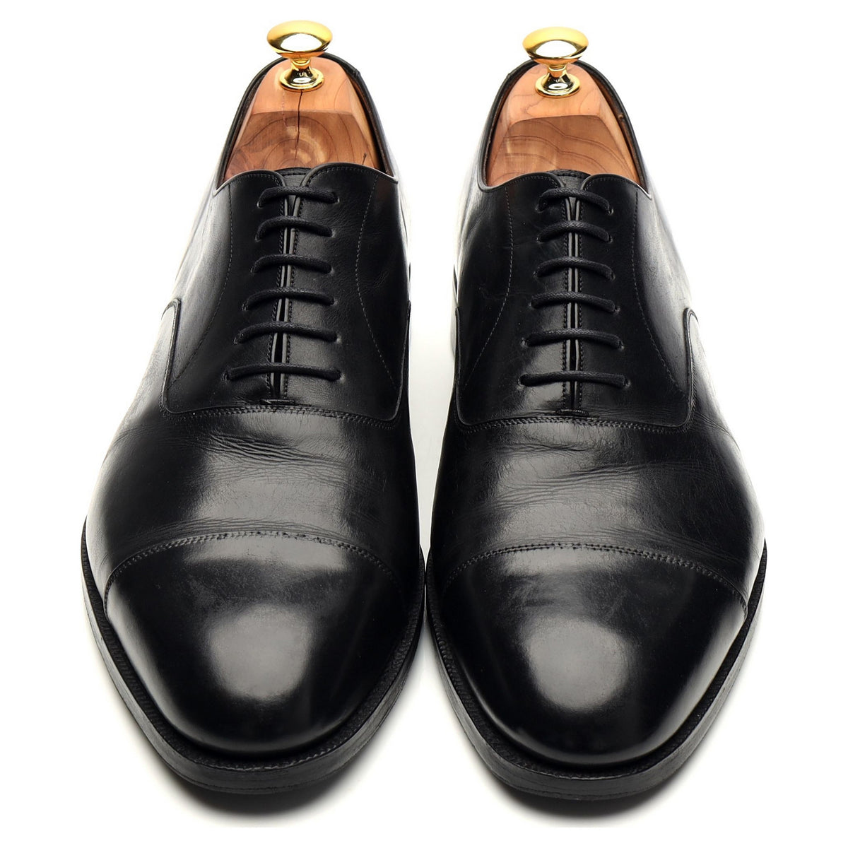 Black Leather Oxford UK 12 F